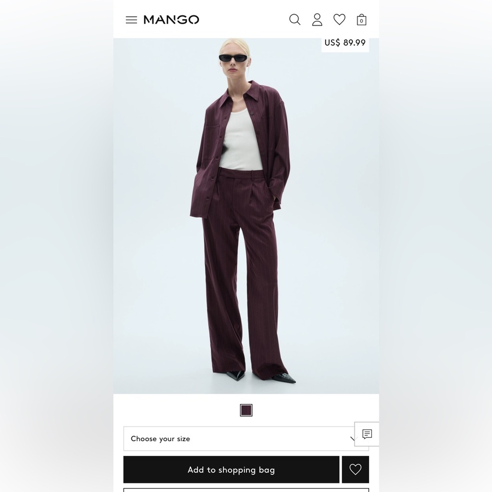 MANGO, dress, slack pants brand nee